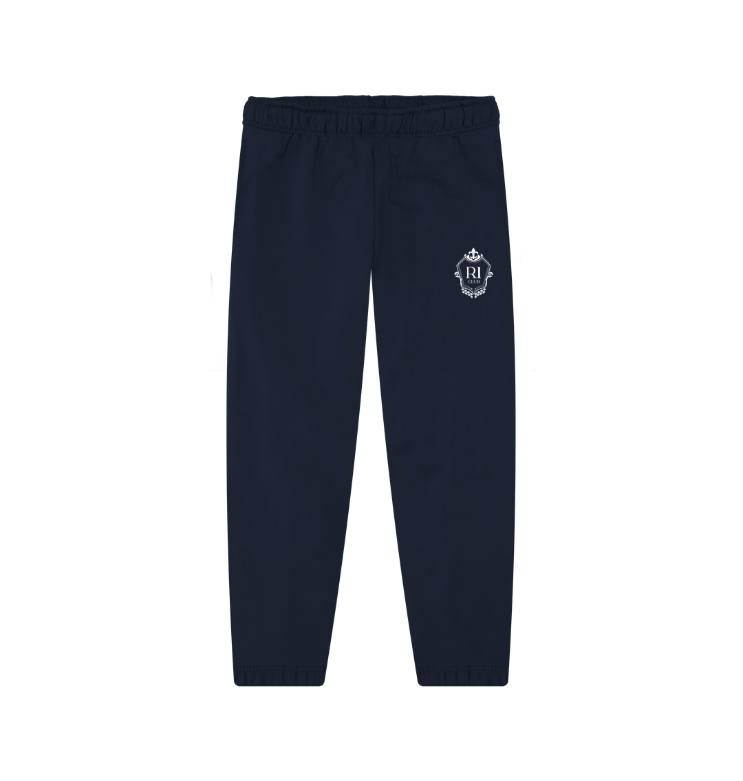 Navy Printed Womens Joggers