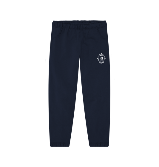 Navy Printed Womens Joggers